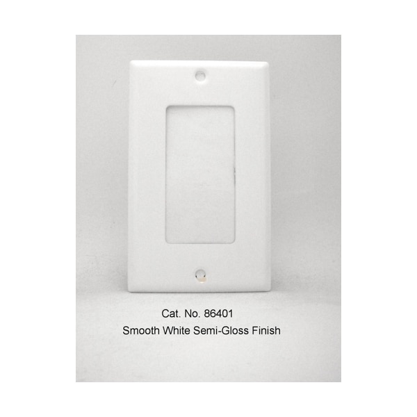 Mulberry Number of Gangs: 1 Steel, Semi-Gloss Finish, White 86401 - main